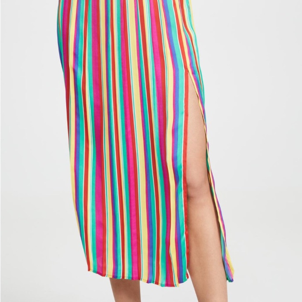 BB Dakota Multicolor Striped Women's Skirt